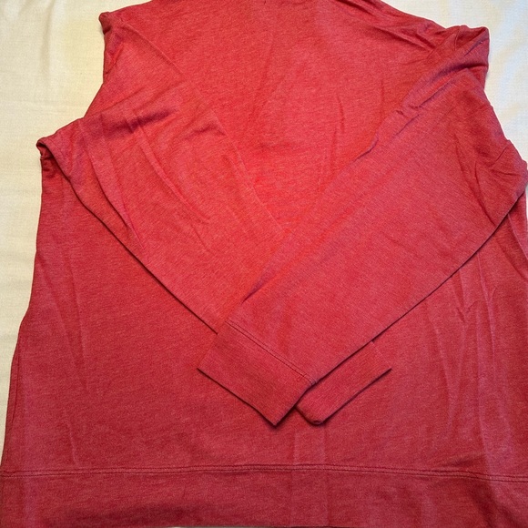Crown & Ivy Red, long sleeve, quarter-zip shirt XL - Picture 3 of 3